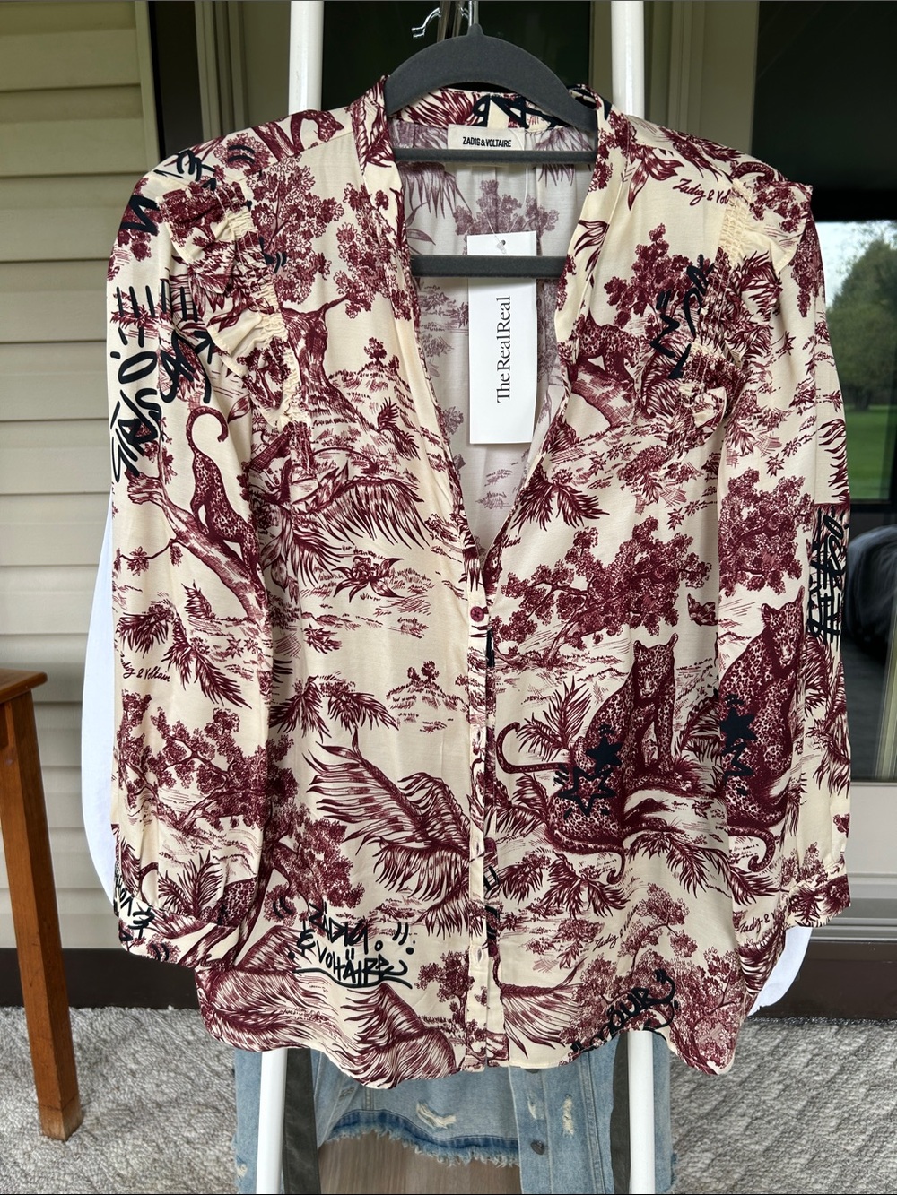 Zadig & Voltaire Toile Print Blouse
